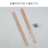 Material de cera de pavio de vela fio de algodão pavio de cera vela feita à mão DIY material de pavio de algodão substituição pavio de vela de aromaterapia de núcleo de madeira sem fumaça