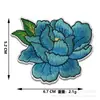 Pegatinas de Tela Bordadas Peonía Bordada Coloridas Accesorios para Ropa Sábana Funda de Edredón Decoración Pegatinas de Tela Bordadas de Flores en stock Sin costuras