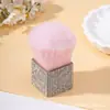 Pincel de Maquiagem com Pó Solto Novo Cintura Fina Single Cravejado de Diamante Pincel para Blush com Mancha Cravejada de Diamante Extra Grande Pincel de Manicure