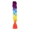 Trenzas Coloridas de Fibra Sintética Africana, Pelucas Degradadas, Cabello Trenzado, Extensiones de Rastas