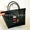 Bolsa de Praia para Férias Bolsa Cesta Portátil Bolsa de Legumes Bolsa de Banho Bolsa Tecida de Desenho Menina do Arroz Confortável Estado Relaxante