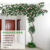 Simulação Árvore Cipó Folhas Galhos Folhas Artificiais Cipós Plantas de Parede Decoração de Interior Planta Verde Grande Parede de Plantas Cipós de Folha Verde