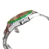 Sudeste Asiático Venta al por mayor de relojes transfronterizos Estudiante Hombres Verde Fantasma del Agua Negocios Luminoso Reloj de Cuarzo Correa de Acero Reloj Nuevo