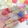 Colgante de Hoja de Loto y Flor de Loto de Vidrio Colorido Accesorios para Joyería DIY Pasador de Estilo Antiguo Adorno para el Cabello Adornos Retro para el Cabello
