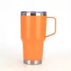 Taza con asa de 30 oz transfronteriza, taza aislada, taza de hielo para coche de acero inoxidable de doble capa, taza de coche de gran capacidad, taza de cerveza