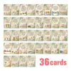 Tarjetas Lindas para Mascotas Estilo Ins 36 Tarjetas con Citas Inspiradoras Materiales para Journaling Decoración de Pared Postales