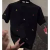 2026 Hazte Rico al InstanteCamiseta para Hombre Año del Caballo Manga Corta Pesada Versátil Cuello Redondo Manga Corta