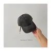 Boné de Baseball Retrô Infantil para Meninos e Meninas, Boné de Baseball Lavado, Cor Sólida, Estilo Vintage, Chapéu de Sol Versátil, Boné de Baseball