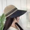 Nova touca de rede com aba longa feminina primavera e verão circunferência da cabeça grande moda versátil chapéu de sol para viagem ao ar livre protetor solar