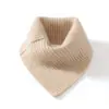 Gola de Tricô Triangular de Cashmere para Mulheres 100% Cashmere de Cabra Pulôver Protetor de Pescoço Quente Tricot Versátil Gola Falsa Cachecol de Outono Inverno