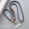 Cordão Longo Diagonal Duas em Uma para Celular Transfronteiriço Destacável de Pulso Outdoor Anti-Perda Fivela de Metal Juntura de Corda de Segurança