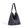 Otoño e Invierno Nuevo Estilo Coreano Gama Alta Axila Nicho Gran Capacidad Bolso Tote Lona Estampado Leopardo Bolso de Hombro Viajero Mate