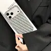 Aplicável à Capa de Celular de Tricô Vazado iPhone 18 Promax Apple 17 Dissipação de Calor Cobertura Completa Proteção Contra Queda
