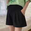 Shorts de Maternidade Plus Size Verão Finos Peça Externa Moda Suporte para Barriga Esportivos Casuais Três Pontos Leggings Respiráveis