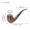 Pipa de madera maciza, bolsa de tabaco, olla de cobre de tres usos, fabricante de pipas secas, pipa de madera al por mayor, pipa de madera de ala de pollo