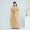 Loriya2025 Flor de Hielo Arruga Pedrería Elegante Cárdigan Lr1026