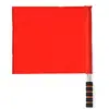 Bandera de árbitro comunicación entrenamiento competición carreras verde exterior rojo y blanco bandera de mano voluntario escuela bandera de advertencia