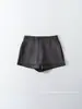 Shorts Falda de Mezclilla de Tiro Bajo con Abertura Lateral para Mujer, Verano Tiro Alto Adelgazante Anti-Exposición Versátil Elegante Falda Línea A