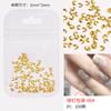 Rebites Japoneses Hot Nail Art Star Moon Joias Barra de Ouro Vara Curva Metal Patch Nail Jewelry Todos os Rebites de Cobre Nail Art