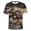 Camiseta de Caballero Templario para Hombre Camiseta Impresión 3D Caballero Temp