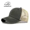 Gorras de Béisbol Transpirables de Malla de Algodón Lavado al por Mayor Transfronterizas, Gorras de Sol Transpirables para Mujer, Gorras con Visera de Verano, Gorras de Moda para Hombre