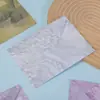 Envelopes estilo japonês, conjunto de papel de carta com carimbo dourado roxo, envelopes quadrados, envelopes de origami feitos à mão