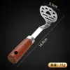Amassador de batatas de aço inoxidável 304 transfronteiriço, ferramenta doméstica para purê de comida de bebê, utensílio multifuncional para amassar