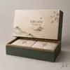 Nuevo Estilo Chino Más Vendido Caja de Regalo para Empaque de Té Envío Gratis Recomendado Tapa Cielo y Tierra Estampado en Caliente de Alta Calidad Impresión del Festival de Medio Otoño Negocio