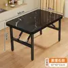 Mesa plegable mesa de comedor de dormitorio mesa de comedor mesa sencilla para el hogar mesa de puesto mesa baja mesa pequeña de suelo mesa cuadrada exterior mesa para comida rápida