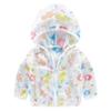Ropa de Protección Solar de Verano para Niños, Ropa de Protección Solar para Bebés, Ropa Transpirable y Ligera para Exteriores con Aire Acondicionado, Chaqueta con Capucha, Ropa para la Piel para Niños