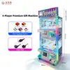 Máquina de regalo de arcade comercial de doble capa premium para cuatro personas, operada por monedas, para escanear muñecas, de una fábrica de comercio exterior transfronterizo