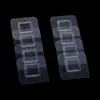 Hebilla plana cuadrada 3*3mm parche adhesivo sin costuras hebilla sin perforar estante de almacenamiento caja de jabón pasta de repuesto fábrica