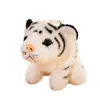 Pingente Chaveiro Tigre Pequeno Boneco de Pelúcia Brinquedo Fofo Boneco Tigre de Amur Presente de Aniversário Infantil