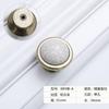 Estilo europeo porcelana negra cerámica blanca agrietada mango bronce antiguo herrajes para gabinetes muebles cajón manija de armario
