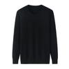Fábrica 100% cashmere puro gola careca camisa de base pulôver versátil gola careca suéter mulheres quente temperamento suéter de cashmere mulheres
