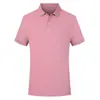 Camisetas de trabalho personalizadas de alta qualidade, absorventes de suor, de secagem rápida, antibacterianas com lama de algas marinhas geladas, camisas polo com colarinho, roupas de trabalho com bordado para grupos corporativos