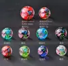 Pétalos de ciruela de color luminoso, cuentas esmaltadas, accesorios de joyería para bricolaje, accesorios para collares de mano, cuentas sueltas, cuentas redondas, cuentas sueltas.