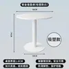 Mesa de negociação nórdica tulipa branca pequena mesa redonda simples mesa redonda sala de recepção mesa de chá com leite fabricantes de placas de rocha