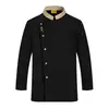 Uniforme de chef de hotel, manga larga, estilo otoño/invierno, adecuado para restaurantes, cafeterías, restaurantes de barbacoa, panaderías, restaurantes de hot pot y personal de cocina
