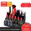 Escada transparente acrílico batom caixa de armazenamento batom lip glaze batom stand display stand dresser cross-border