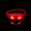 Pulsera Luminosa LED Vibratoria Controlada por Sonido para Conciertos, Festivales de Música, Fiestas y Eventos, Pulsera de Apoyo con Logo Impreso