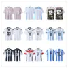 Marca de Nicho Tendencia Corea del Sur Retro Americano Cuello en V Retazos Estampado de Letras Manga Corta Camiseta Malla Digital Camiseta Deportiva