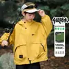 Chaqueta cortavientos para niños, modelo tres en uno para exteriores de primavera y otoño, abrigo de otoño elegante nuevo 2026 para niños