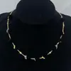 Collar Réplica de Diseñador Estilo Europeo y Americano Transfronterizo con Etiqueta, Fotos Reales, Múltiples Accesorios, Collar de Moda de Lujo de Alta Gama para Mujer al por Mayor