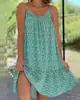 Chegada Nova de Verão Amazon Wish Vestido de Alça Floral Sem Mangas Estilo Country Europeu e Americano