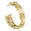 Para Samsung galaxy watch46mm Huawei GT/GT3 se cadena de mezclilla con incrustaciones de diamantes cadena de correa de acero