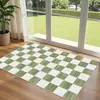 Alfombrillas de Suelo Florales de Terciopelo de Cristal Estilo Nórdico Simple para el Hogar Transfronterizas Puerta de Entrada Puerta de Entrada Alfombrillas de Suelo Resistentes a las Manchas