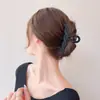 Pinza para el Cabello Negra Versátil para Mujer, de Gama Alta y Exquisita, Adecuada para Cabello Grueso, Pinza de Tiburón Grande para Recogido en la Parte Trasera de la Cabeza, Pinza Grande para el Cabello
