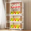 Guarda-roupa Doméstico Quarto Armário Simples de Armazenamento Organização de Roupas Guarda-roupa Bebê Armário de Armazenamento de Plástico Em Estoque Atacado