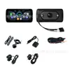 Novo Gravador de Condução de Motocicleta de 6,25 polegadas com Liberação Rápida Gravação Dupla Dianteira e Traseira Carplay/Android Auto Sem Fio